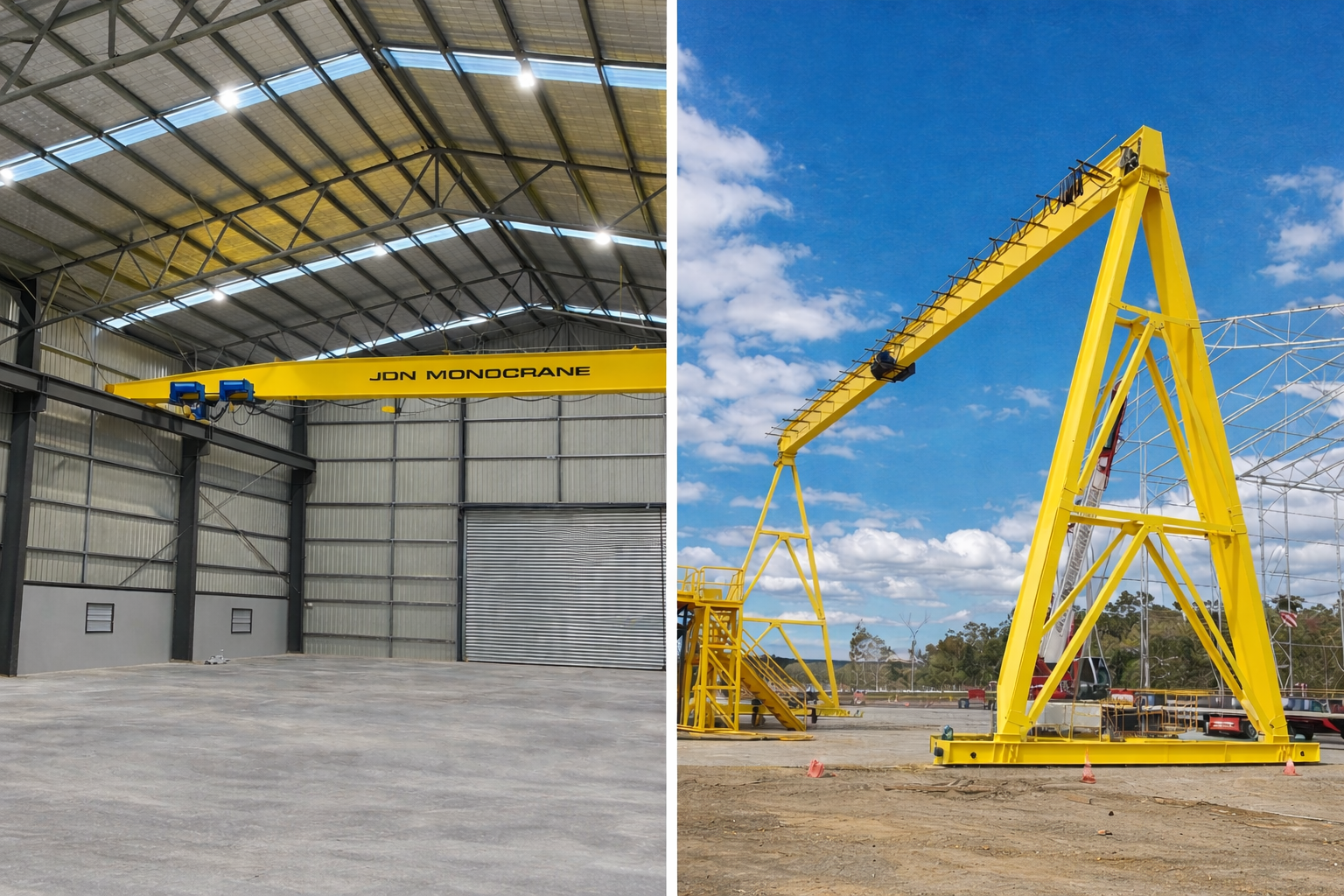 Bridge Cranes vs Gantry Cranes