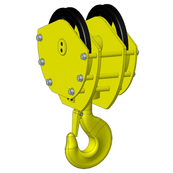 Four Fall Heavy Duty Hookblock (HB)