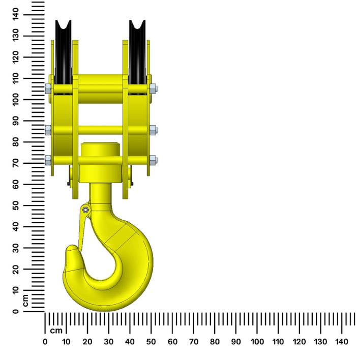 Four Fall Heavy Duty Hookblock (HB)
