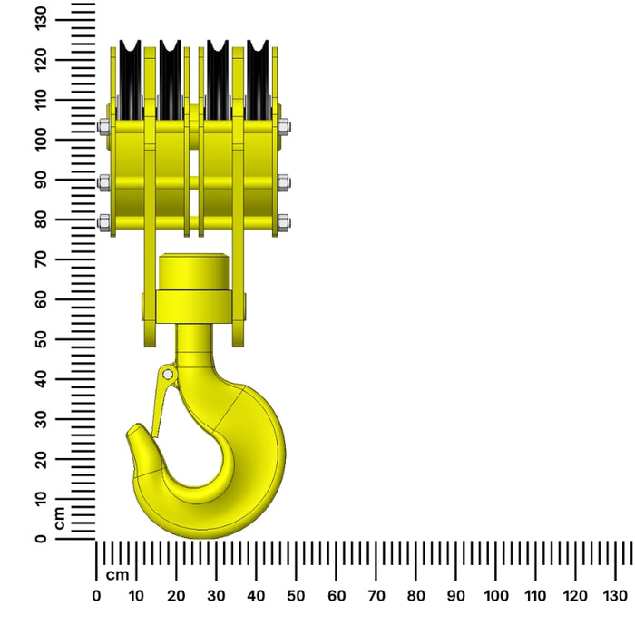 Eight Fall Heavy Duty Hookblock (HB)