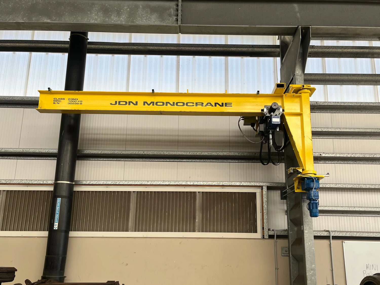 Discuss Your Warehouse Crane Requirements With JDN Monocrane